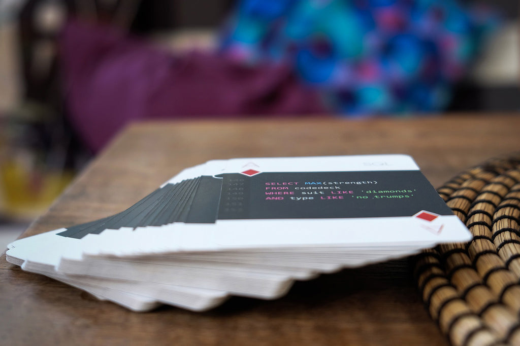 code:deck | plastic-coated | playing cards