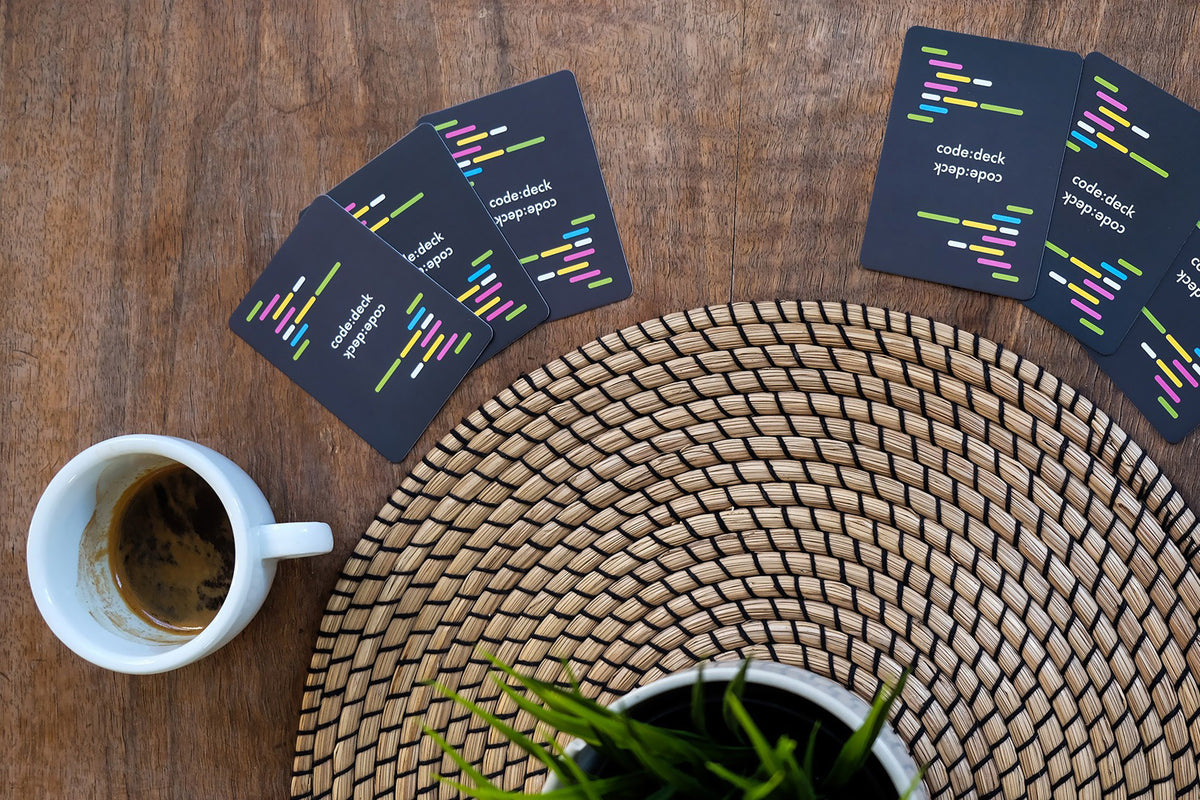 code:deck | plastic-coated | playing cards