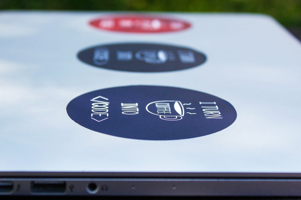 I turn coffee into code | Sticker