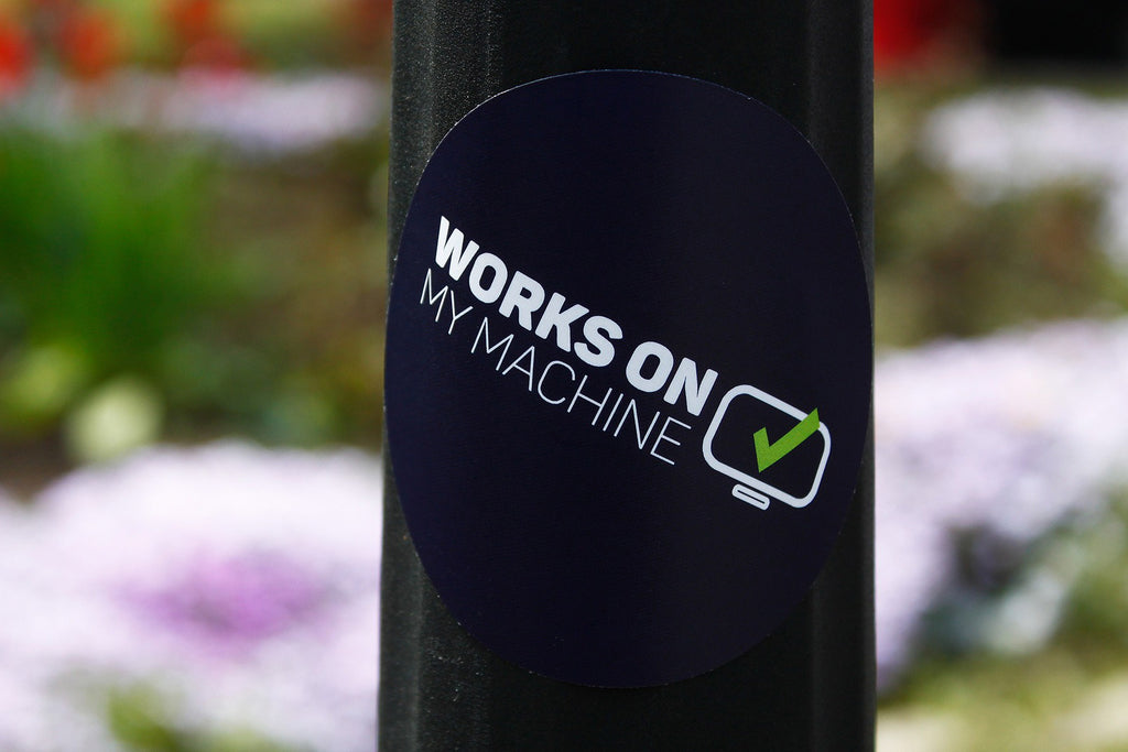 Works on my machine | Sticker