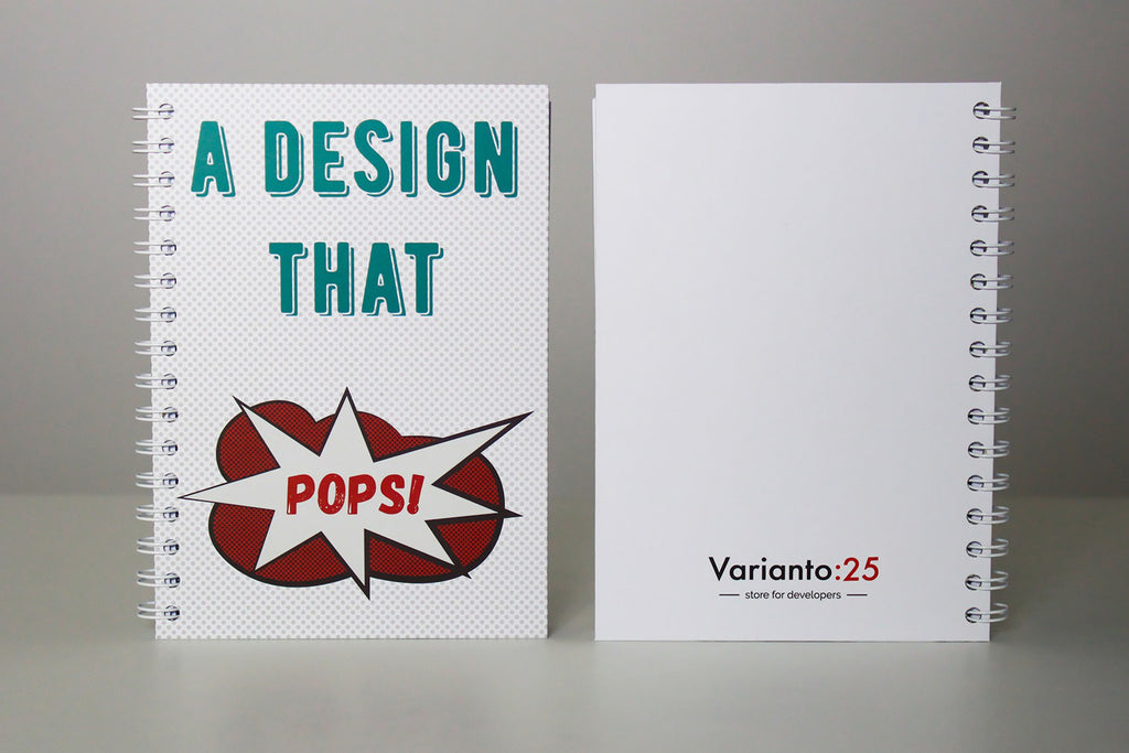 A design that pops | Notebook
