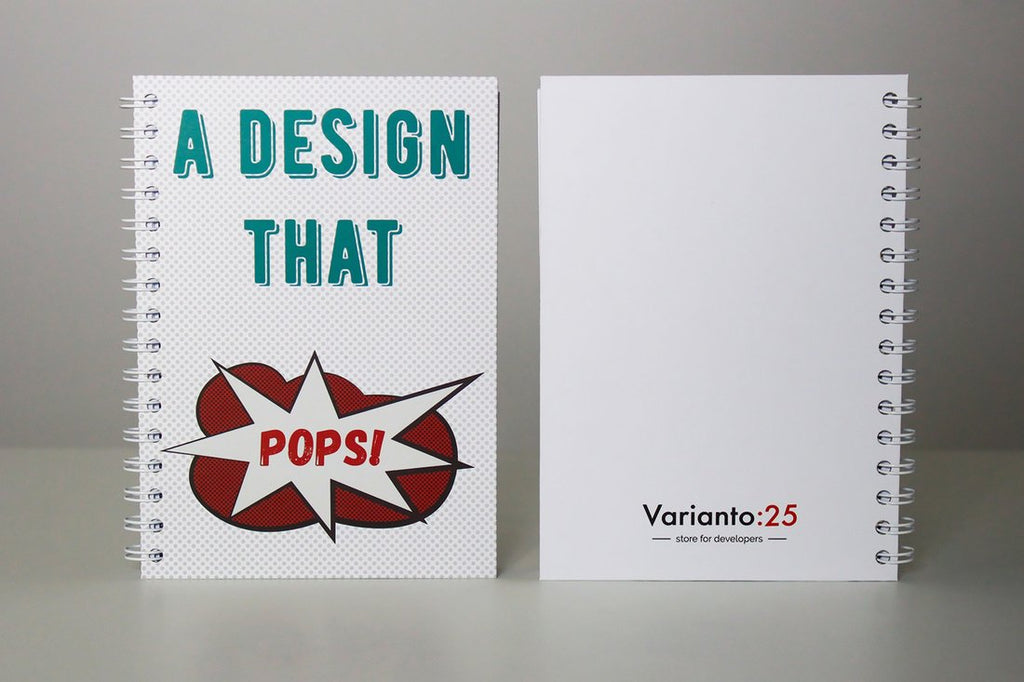 Creative Juices Bundle: Notebook and Three Stickers