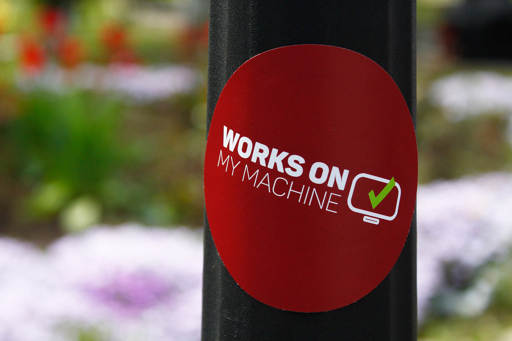 Works on my machine | Sticker