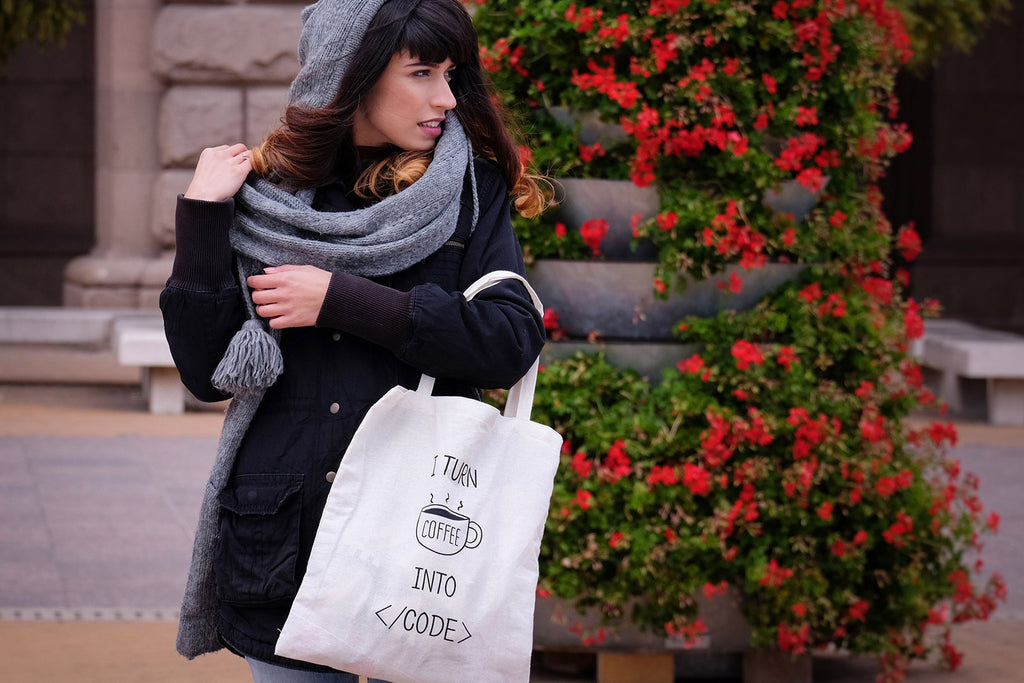 I turn coffee into code | Tote bag
