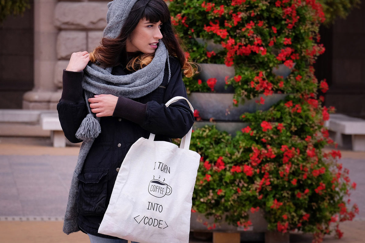 I turn coffee into code | Tote bag