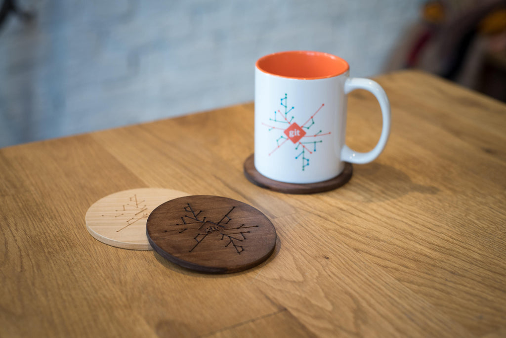 Git | Wooden coaster