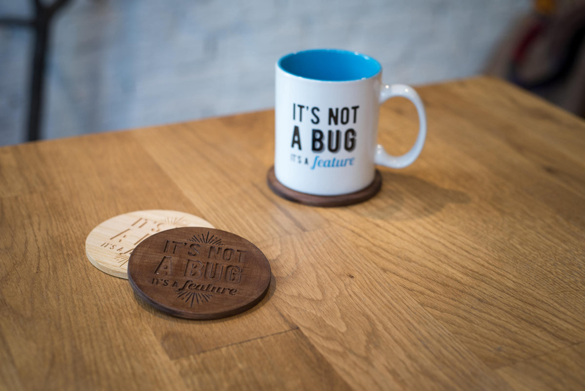 It's not a bug, it's a feature | Wooden coaster